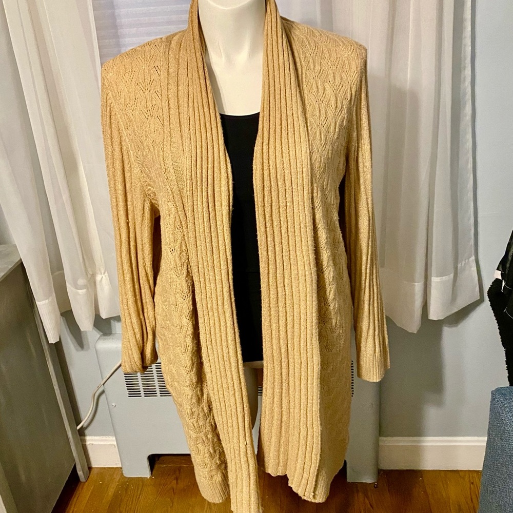 Camel Color Sweater Over-piece